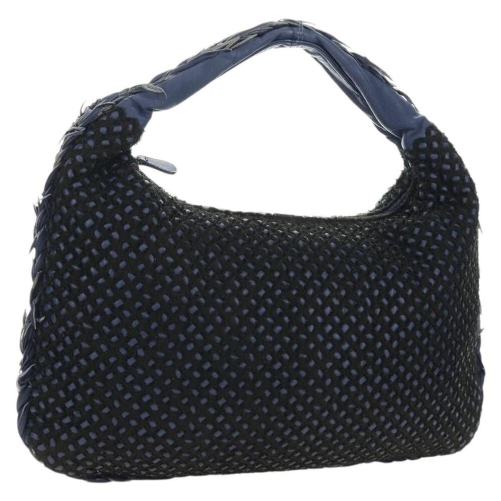 Bottega Veneta Intrecciato Hobo Shoulder Bag Blue